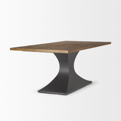 Mercana Maxton Solid Wood Top Dining Table