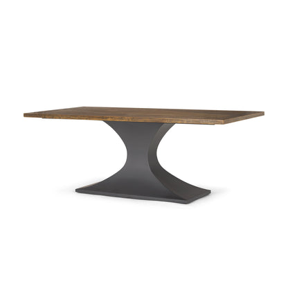 Mercana Maxton Solid Wood Top Dining Table
