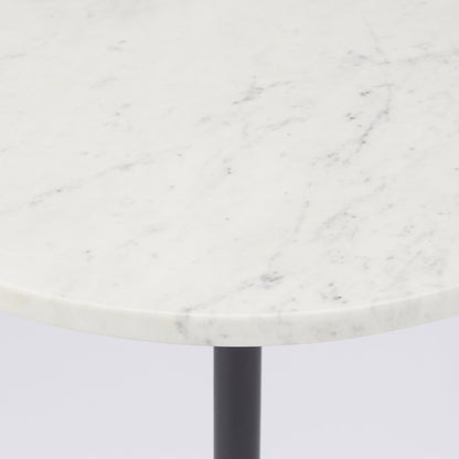 Mercana Maxwell Marble Top Pedestal Side Table