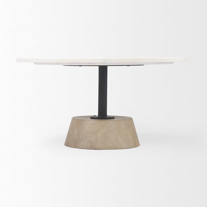 Mercana Maxwell Marble Top Round Coffee Table