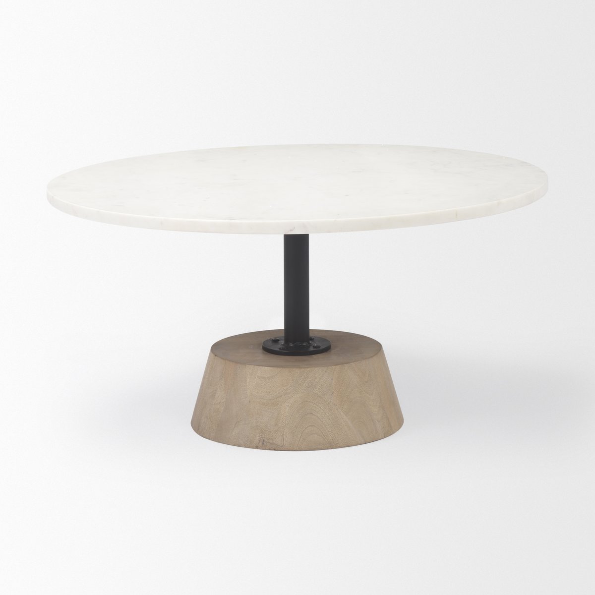 Mercana Maxwell Marble Top Round Coffee Table