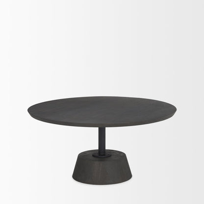 Mercana Maxwell Pedestal Base Round Coffee Table