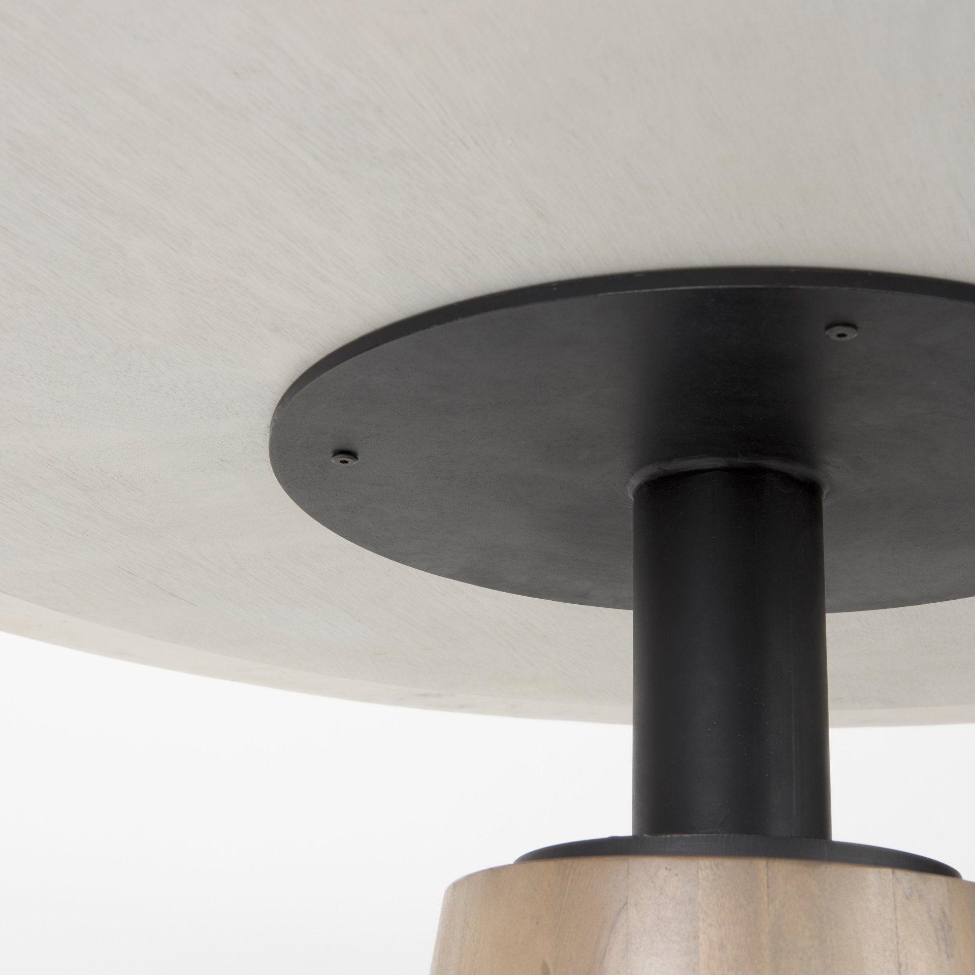 Mercana Maxwell White Marble Top Round Dining Table