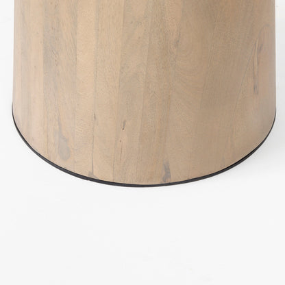 Mercana Maxwell White Marble Top Round Dining Table