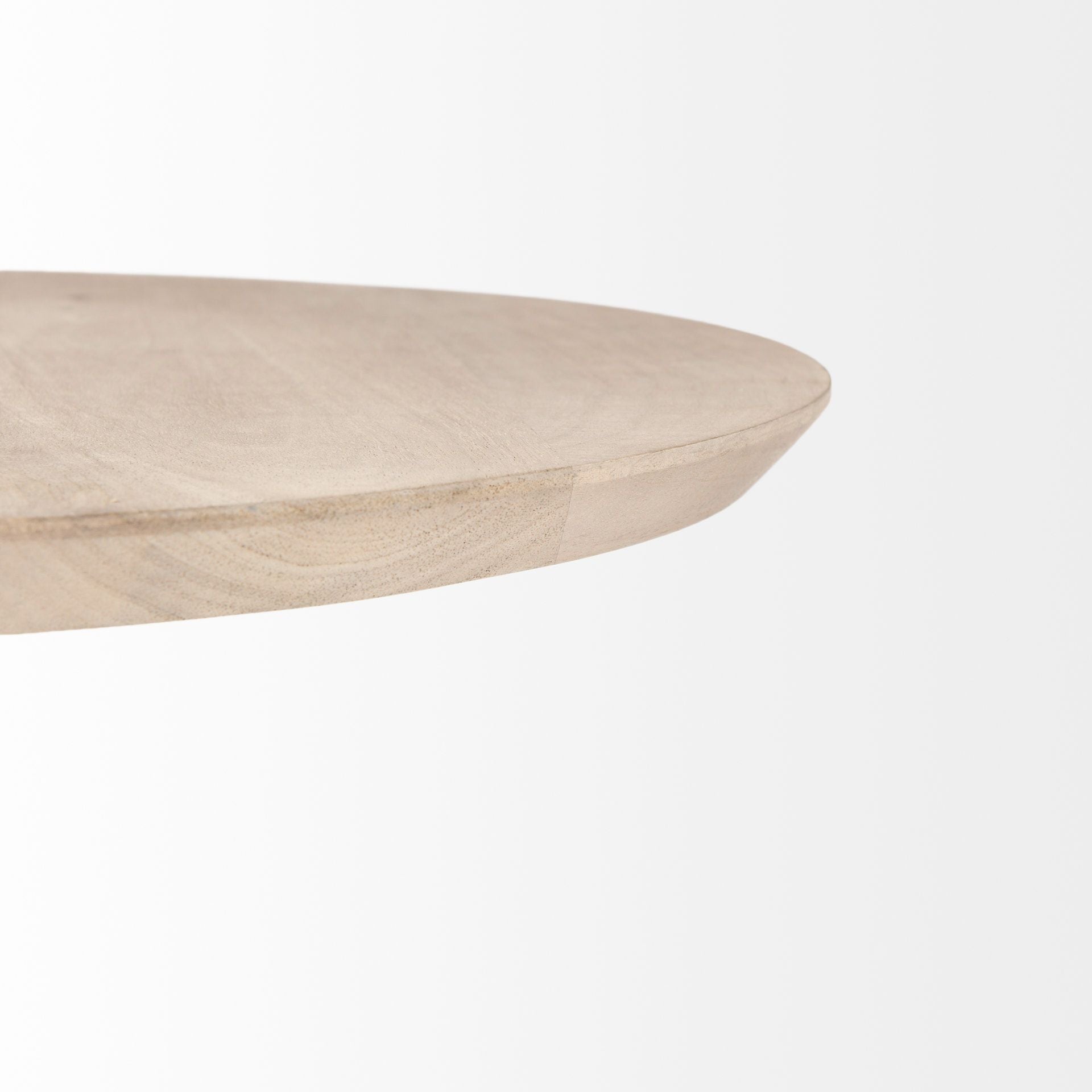 Mercana Maxwell Wooden Round Side Table