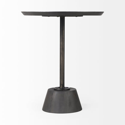 Mercana Maxwell Wooden Round Side Table