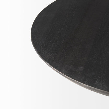 Mercana Maxwell Wooden Round Side Table