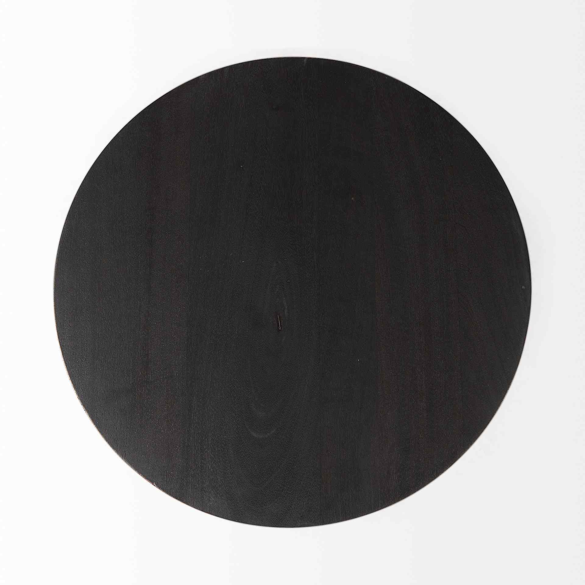 Mercana Maxwell Wooden Round Side Table