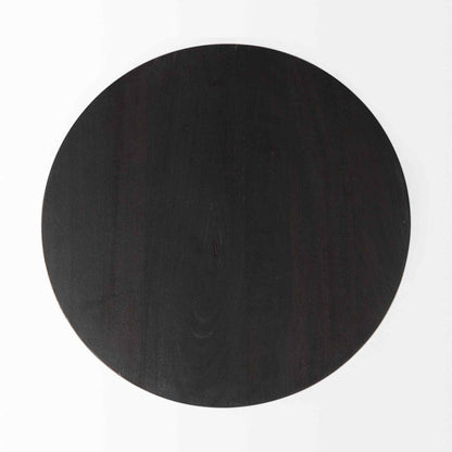 Mercana Maxwell Wooden Round Side Table