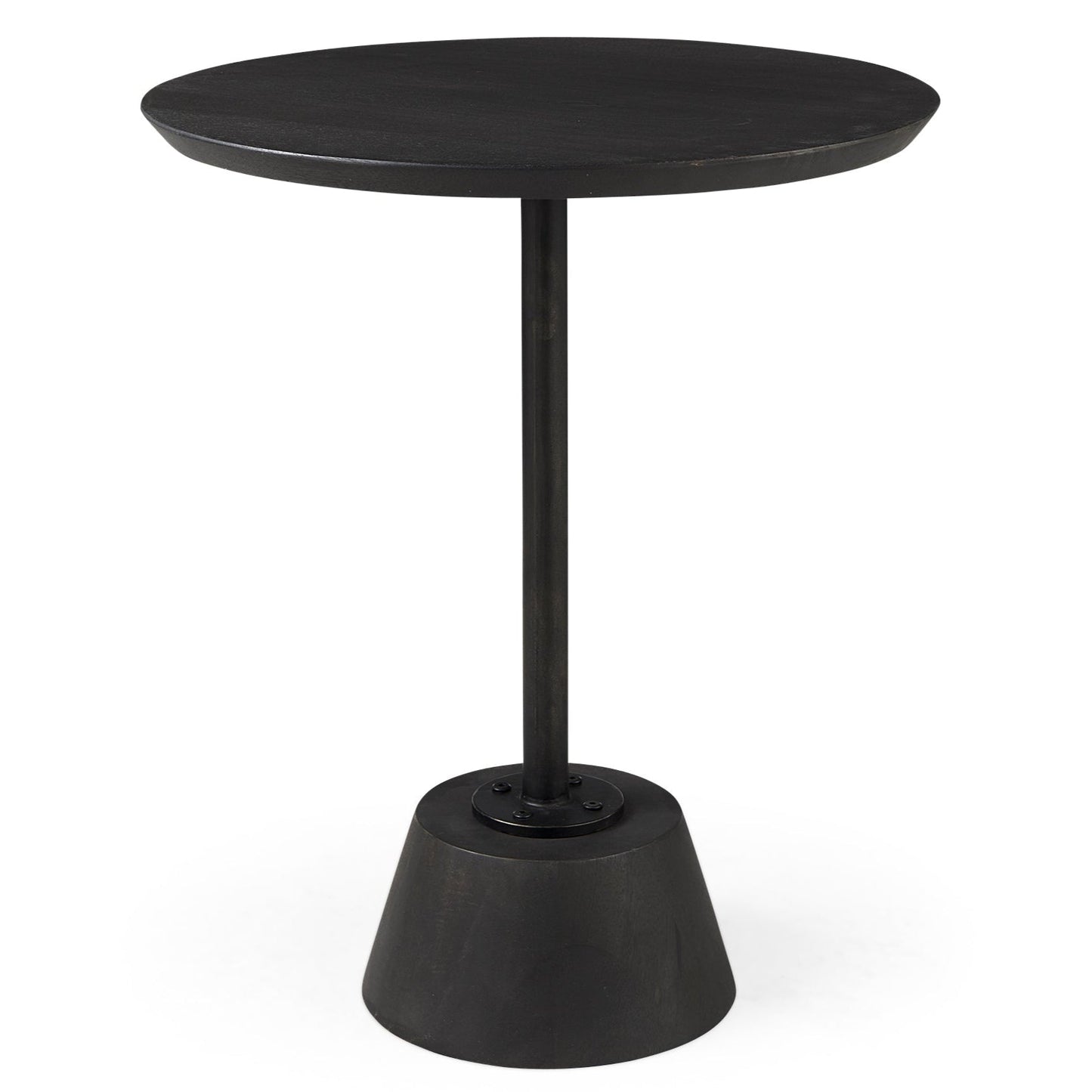 Mercana Maxwell Wooden Round Side Table