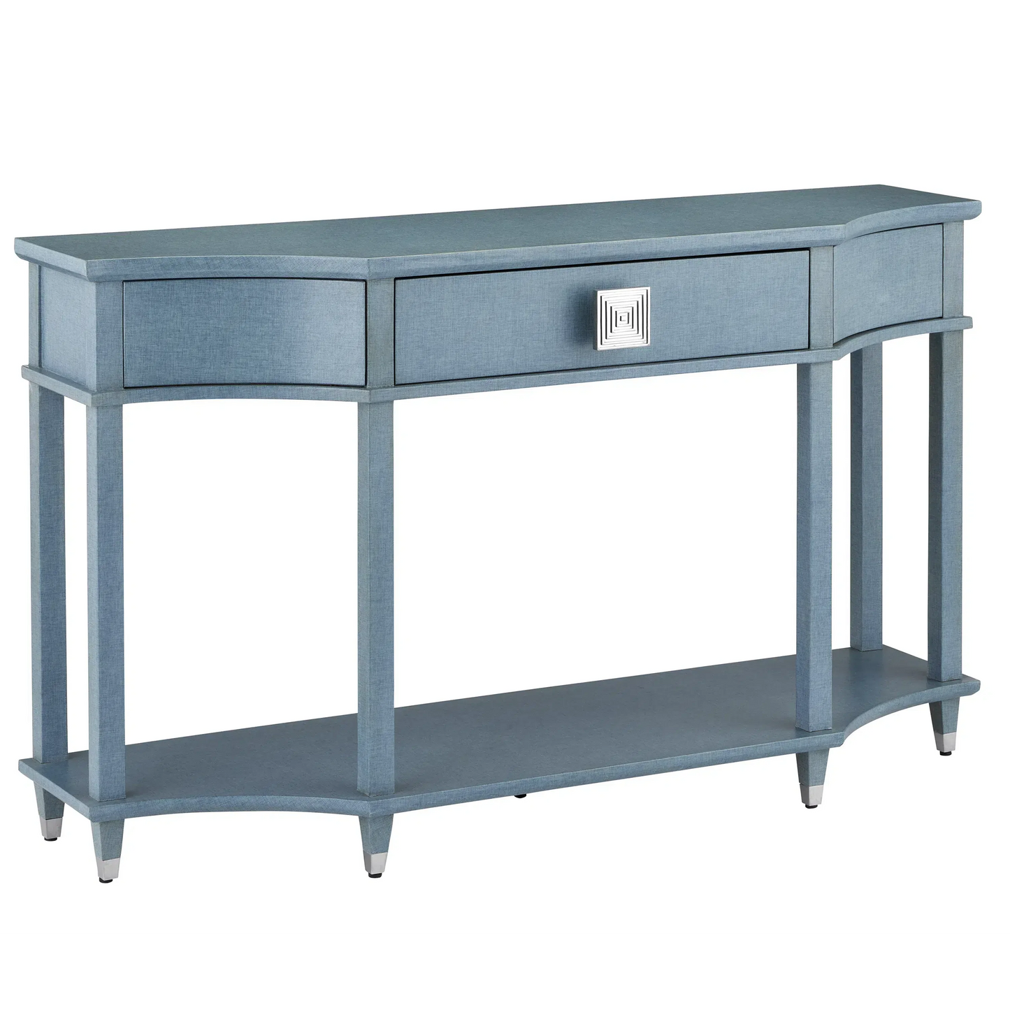 Maya Blue Console Table-Console Tables-Currey & Co-Sideboards and Things