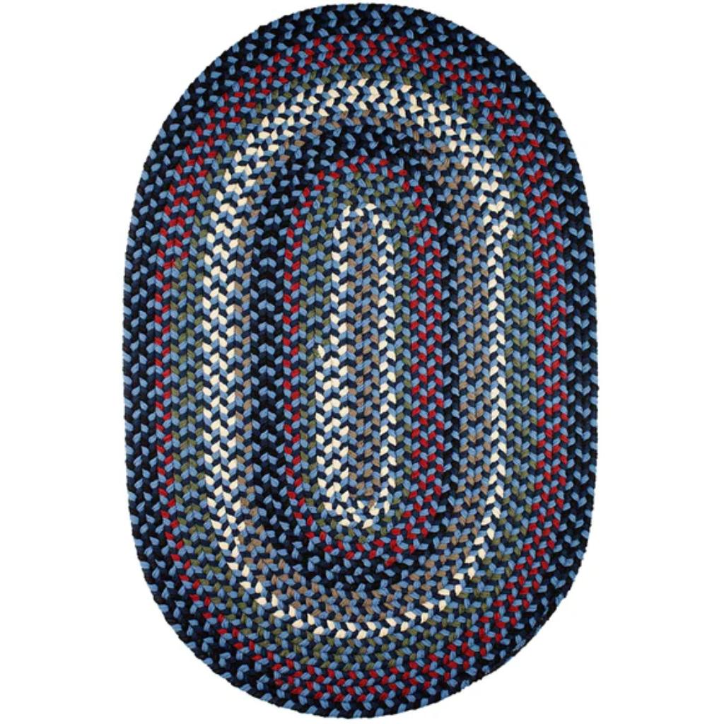 Rhody Rug Mayflower Braided Oval Reversible Area Rugs