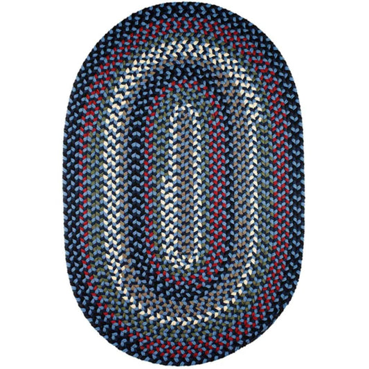 Rhody Rug Mayflower Braided Oval Reversible Area Rugs