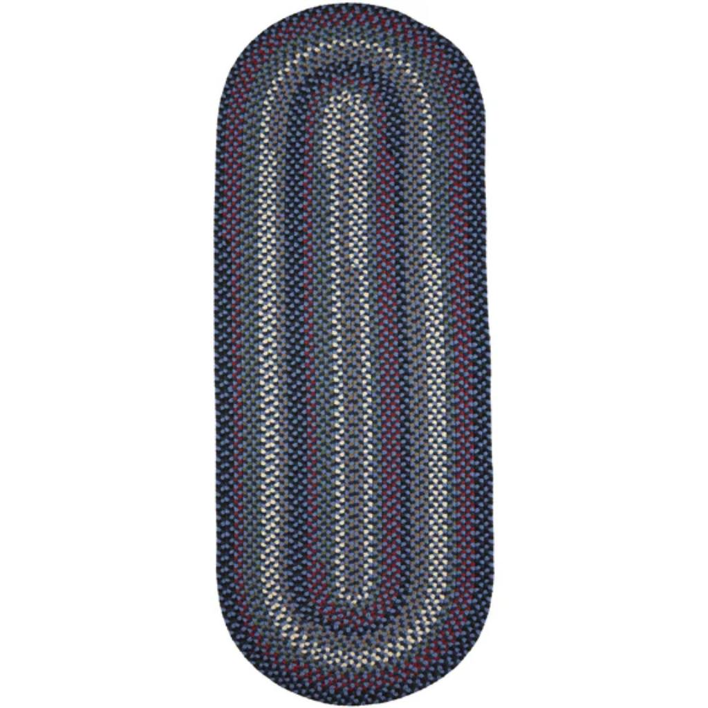 Rhody Rug Mayflower Braided Runner Reversible Area Rugs