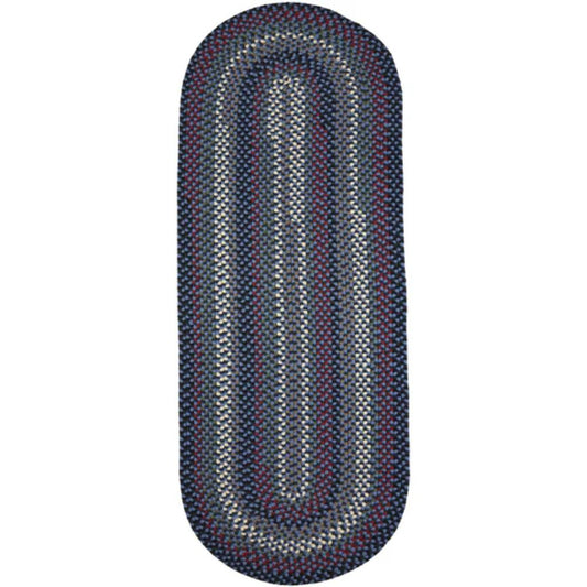 Rhody Rug Mayflower Braided Runner Reversible Area Rugs