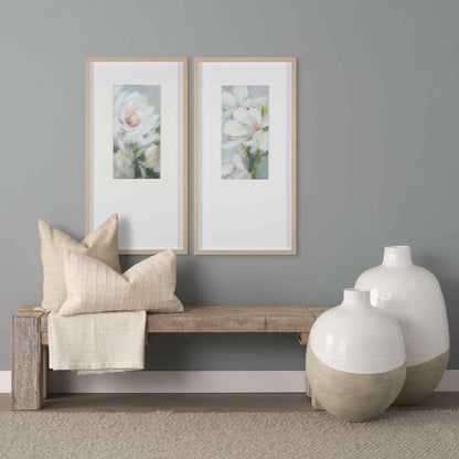 Mercana McArthur Whitewash Wooden Dining Bench