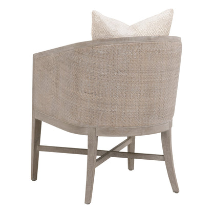 Essentials For Living McGuire Wood Brown Arm Chair