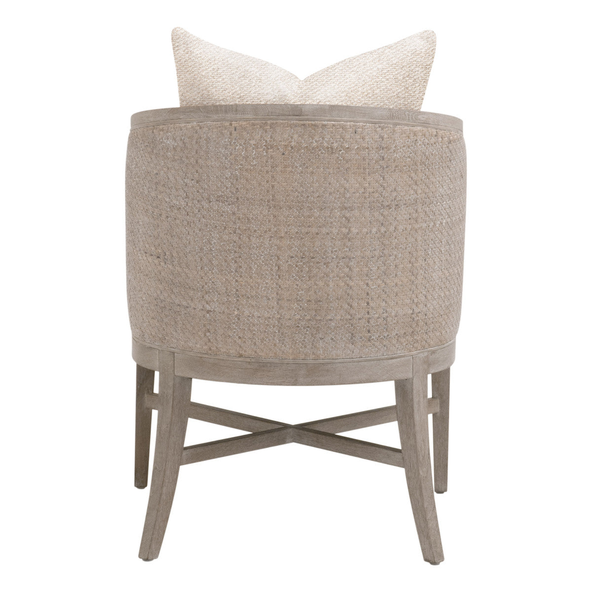 Essentials For Living McGuire Wood Brown Arm Chair
