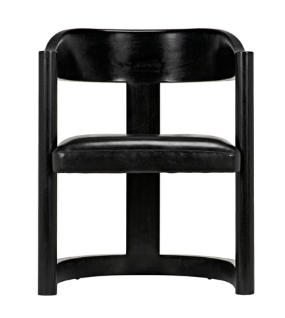 Mccormick Chair, Charcoal Black-Dining Chairs-Noir-Sideboards and Things