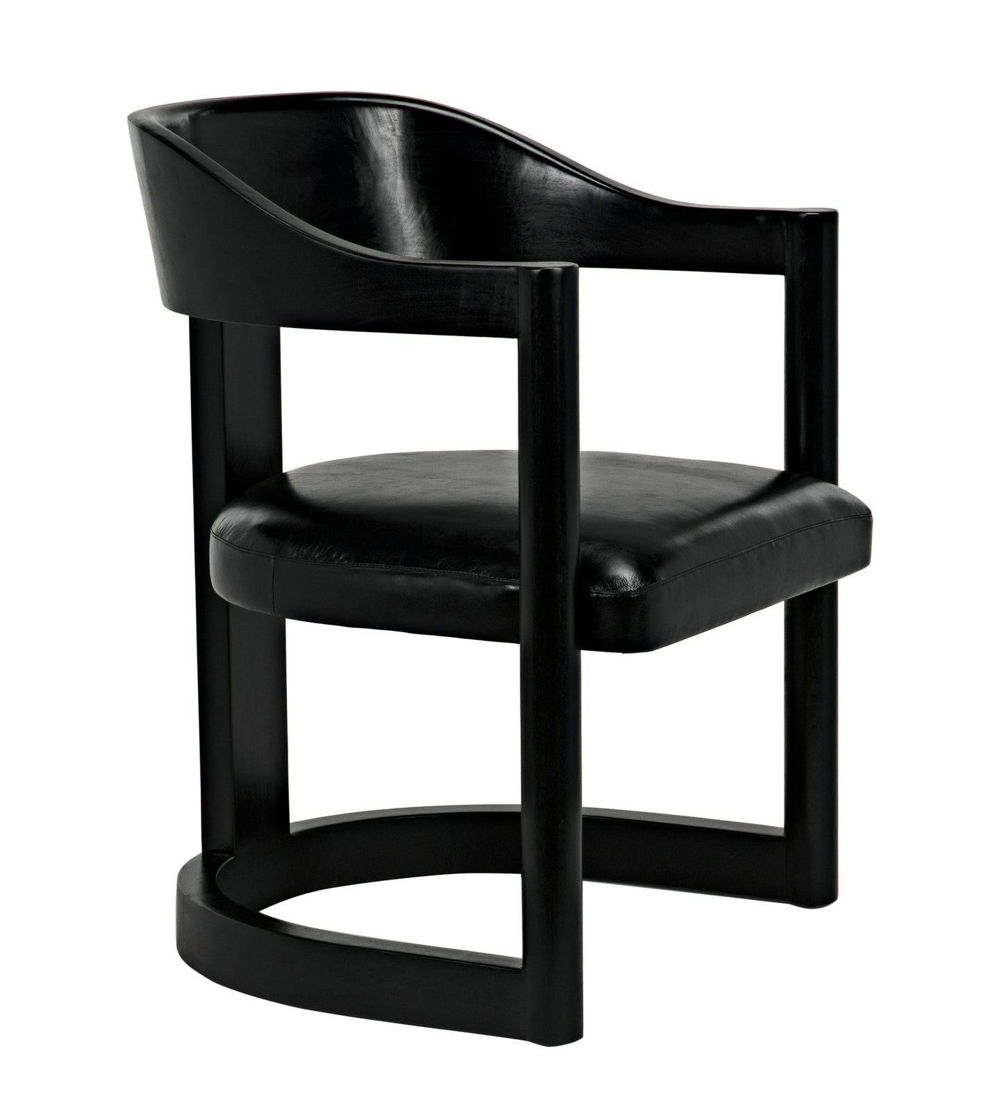 Mccormick Chair, Charcoal Black-Dining Chairs-Noir-Sideboards and Things