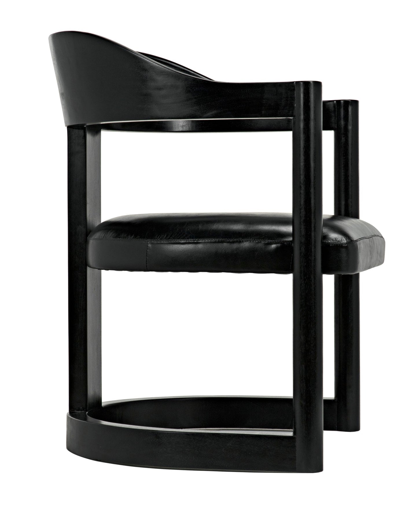 Mccormick Chair, Charcoal Black-Dining Chairs-Noir-Sideboards and Things