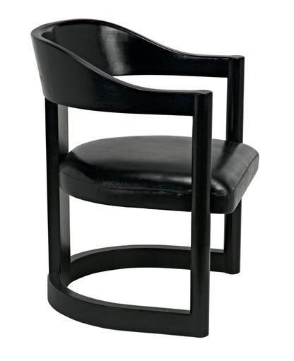 Mccormick Chair, Charcoal Black-Dining Chairs-Noir-Sideboards and Things