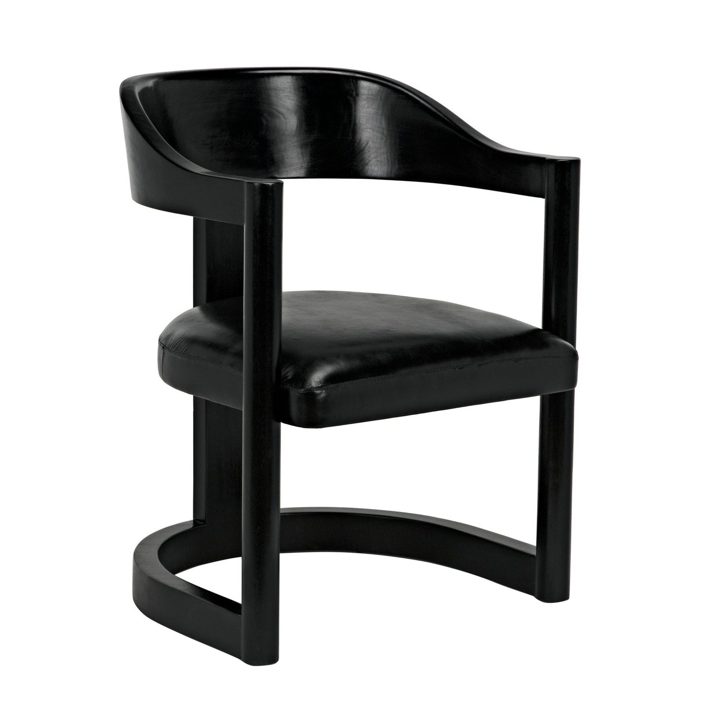 Mccormick Chair, Charcoal Black-Dining Chairs-Noir-Sideboards and Things