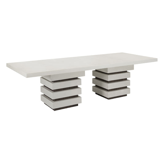 Meditation Rectangle Dining Table - White Outddor Dining Table-Outdoor Dining Tables-Seasonal Living-Sideboards and Things