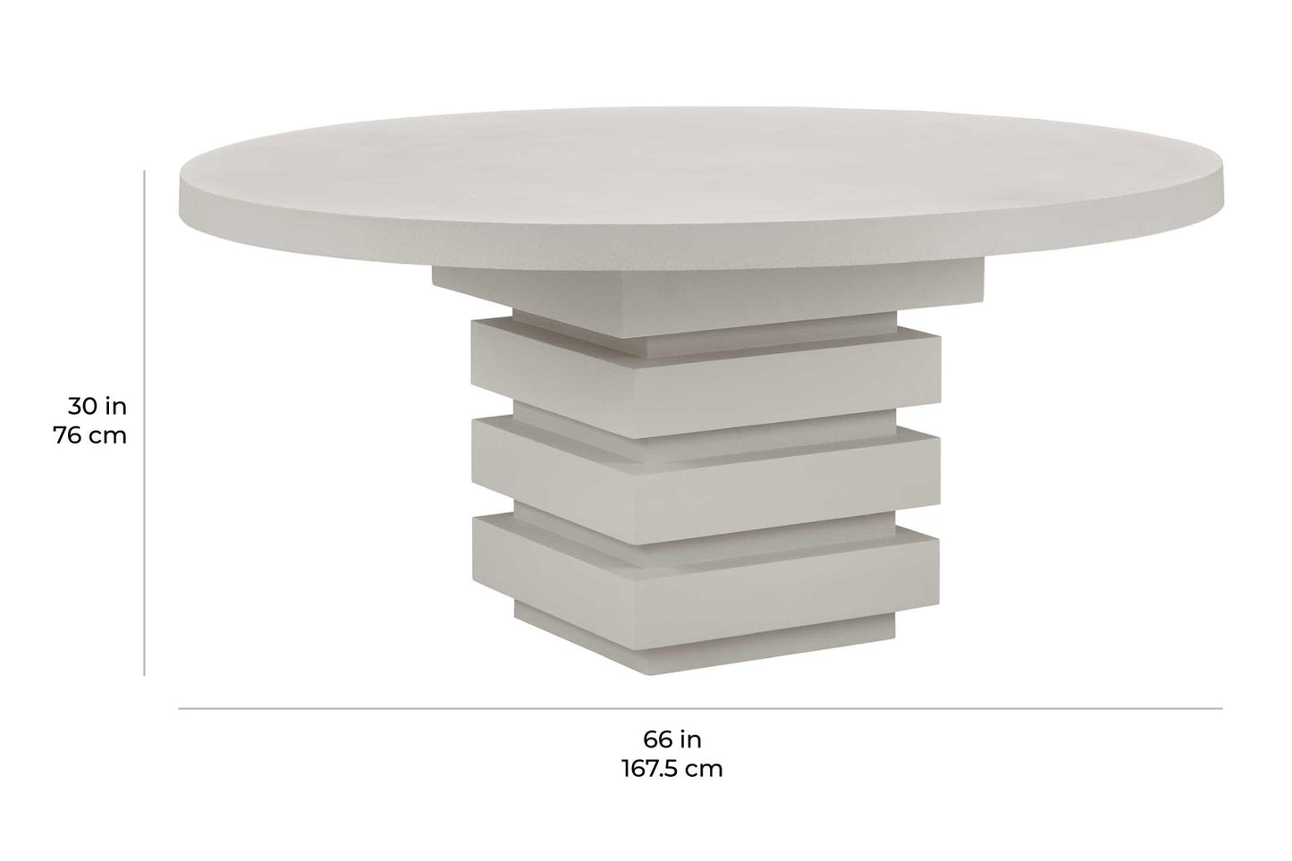 Meditation Round Dining Table - Round Outdoor Dining Table-Outdoor Dining Tables-Seasonal Living-Sideboards and Things