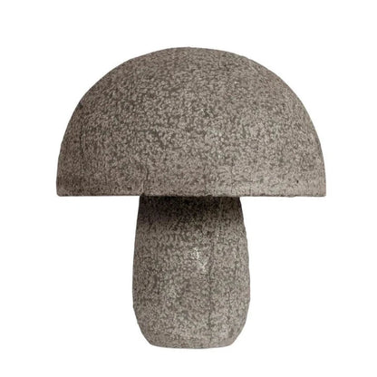 Granite Stone Textured Outdoor Mushroom Sculpture