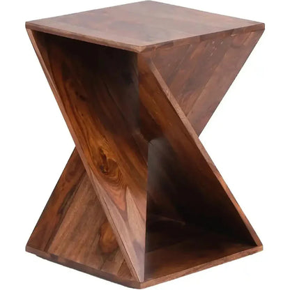 LOOMLAN Melarien Wooden Square Accent Table