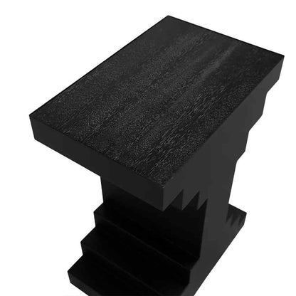 Melbourne Wooden Black Side Table
