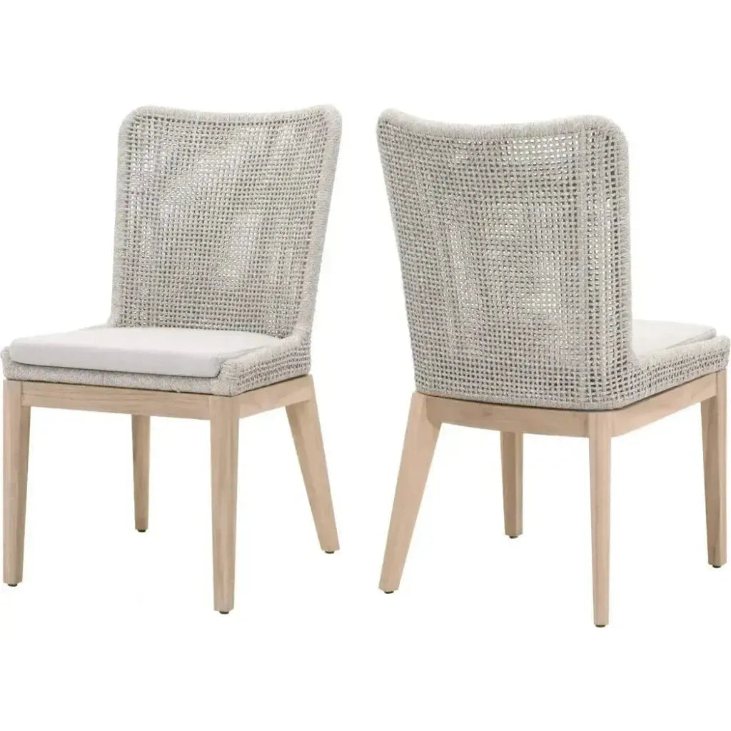 Essentials For Living Mesh Olefin Fabric Outdoor Dining Chair 2PC