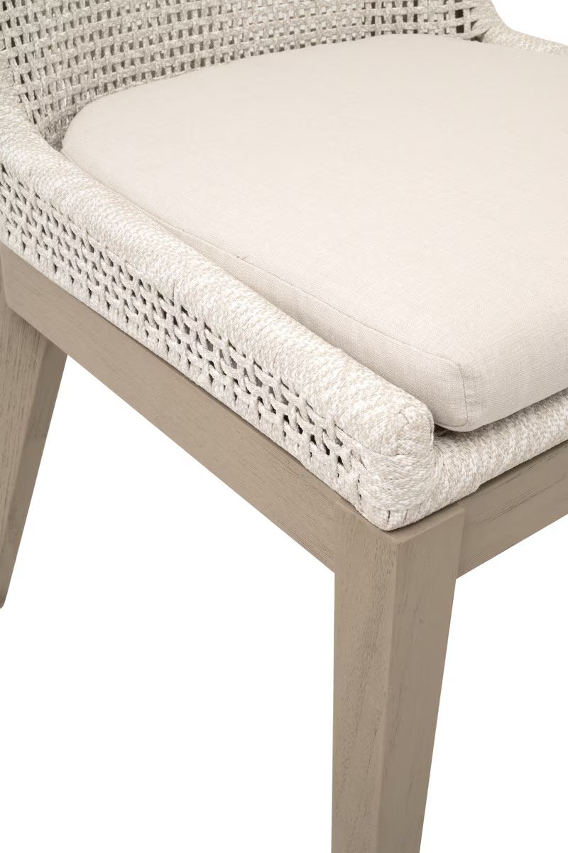 Essentials For Living Mesh Olefin Fabric Outdoor Dining Chair 2PC