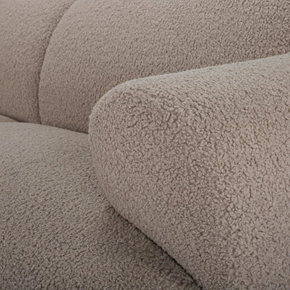 Metro Kuma Fabric Upholstered Sofa