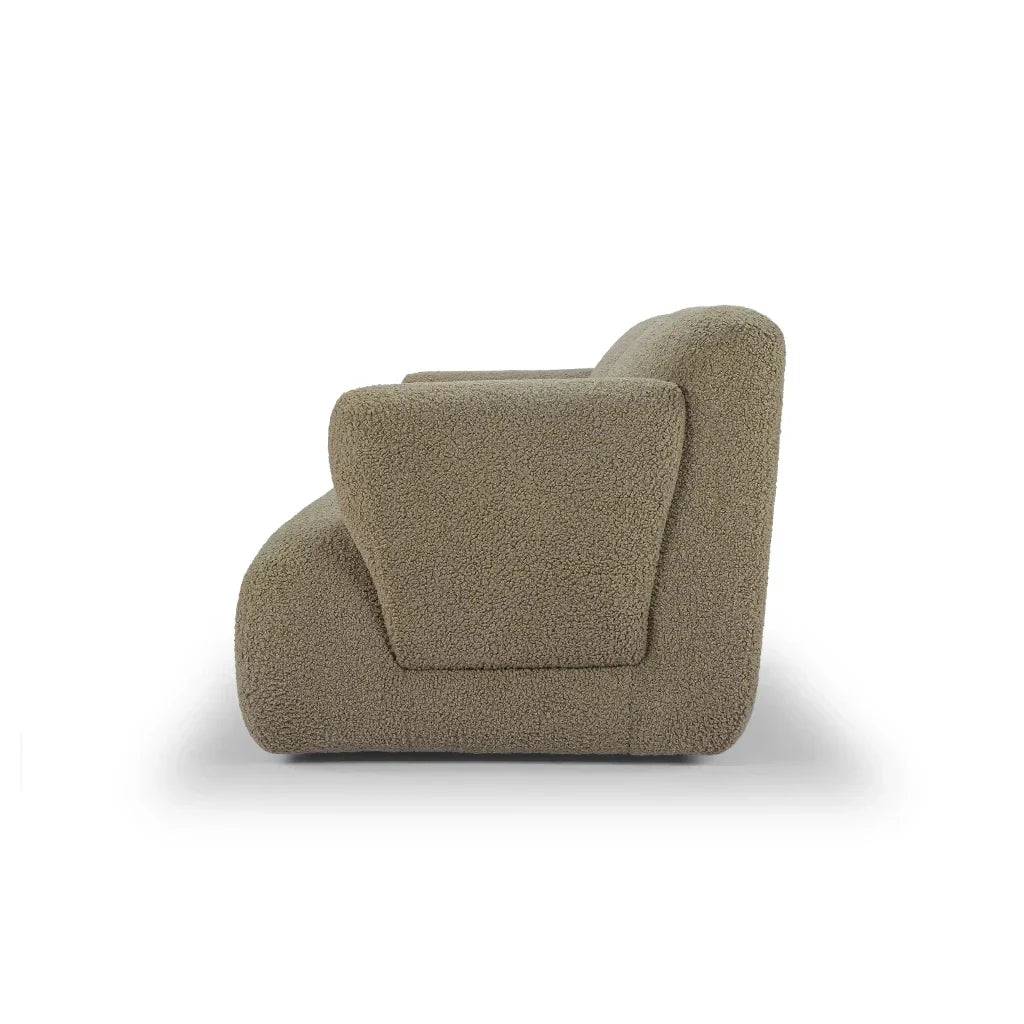 Metro Kuma Fabric Upholstered Sofa