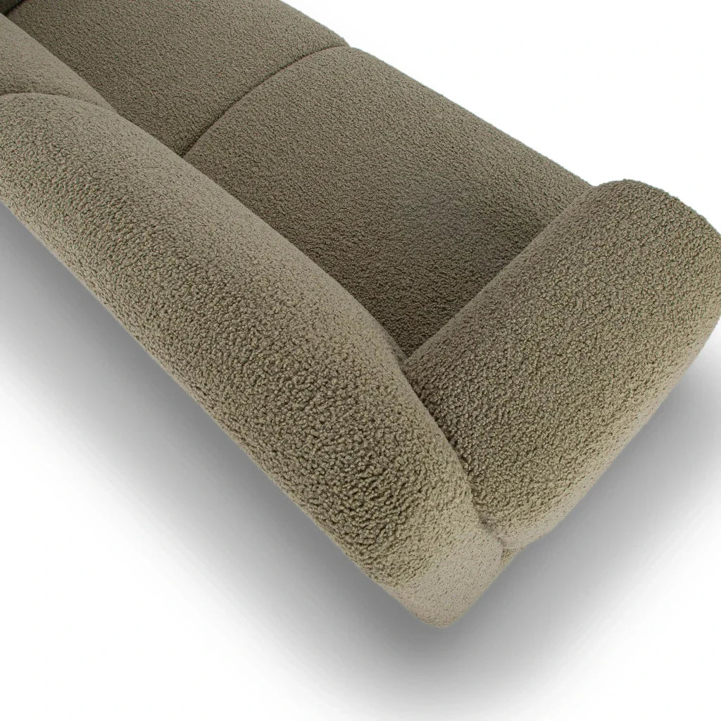 Metro Kuma Fabric Upholstered Sofa