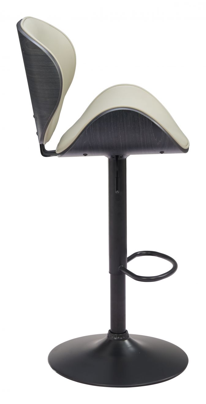 Zuo Modern Meyane Faux Leather Barstool