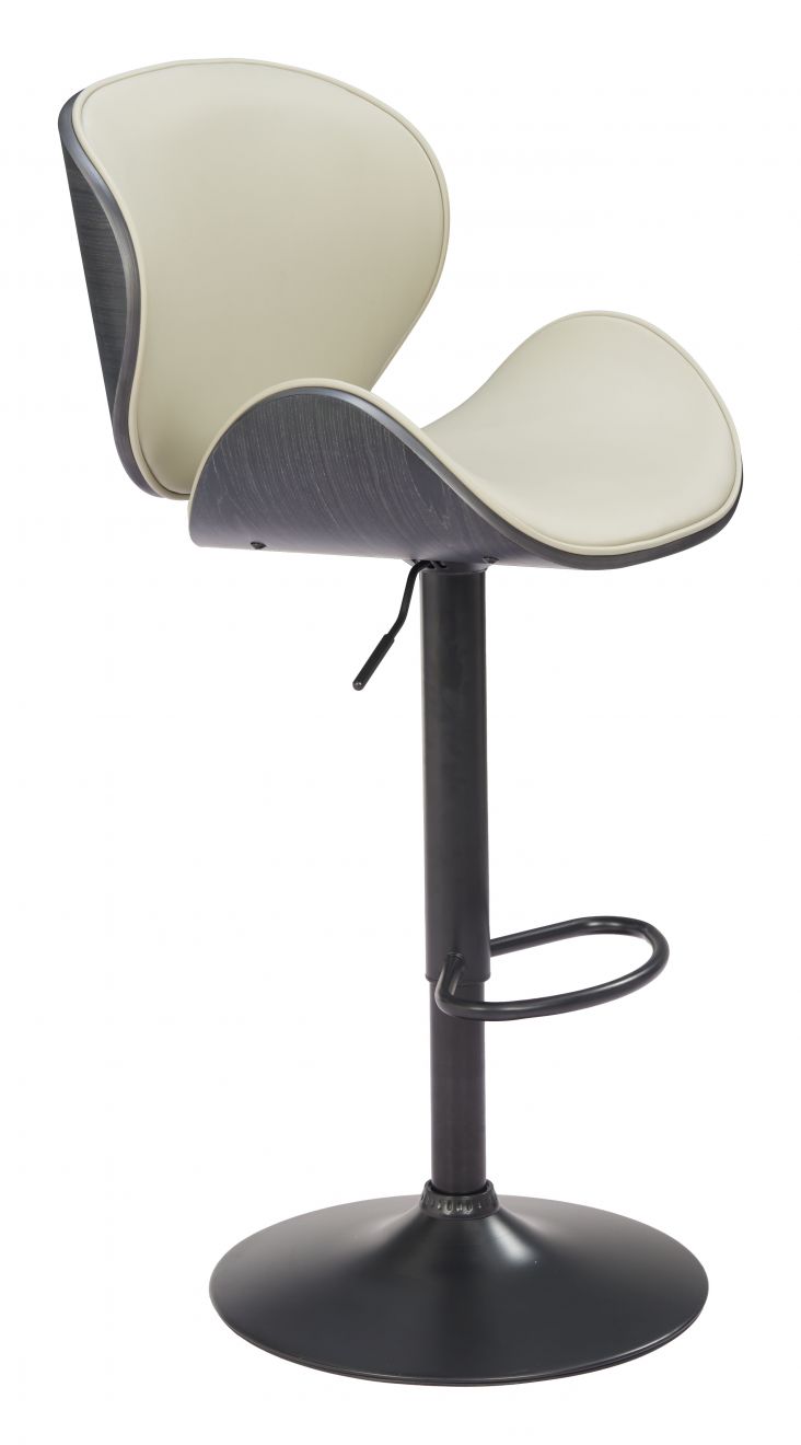 Zuo Modern Meyane Faux Leather Barstool