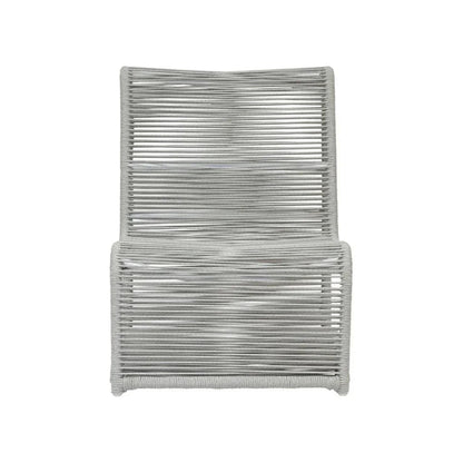 Miami Aluminum Armless Outdoor Club Chair -- view 4