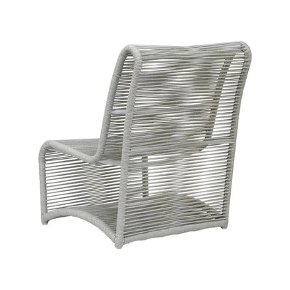 Miami Aluminum Armless Outdoor Club Chair -- view 5
