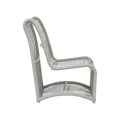 Miami Aluminum Armless Outdoor Club Chair -- view 6