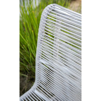 Miami Aluminum Armless Outdoor Club Chair -- view 9