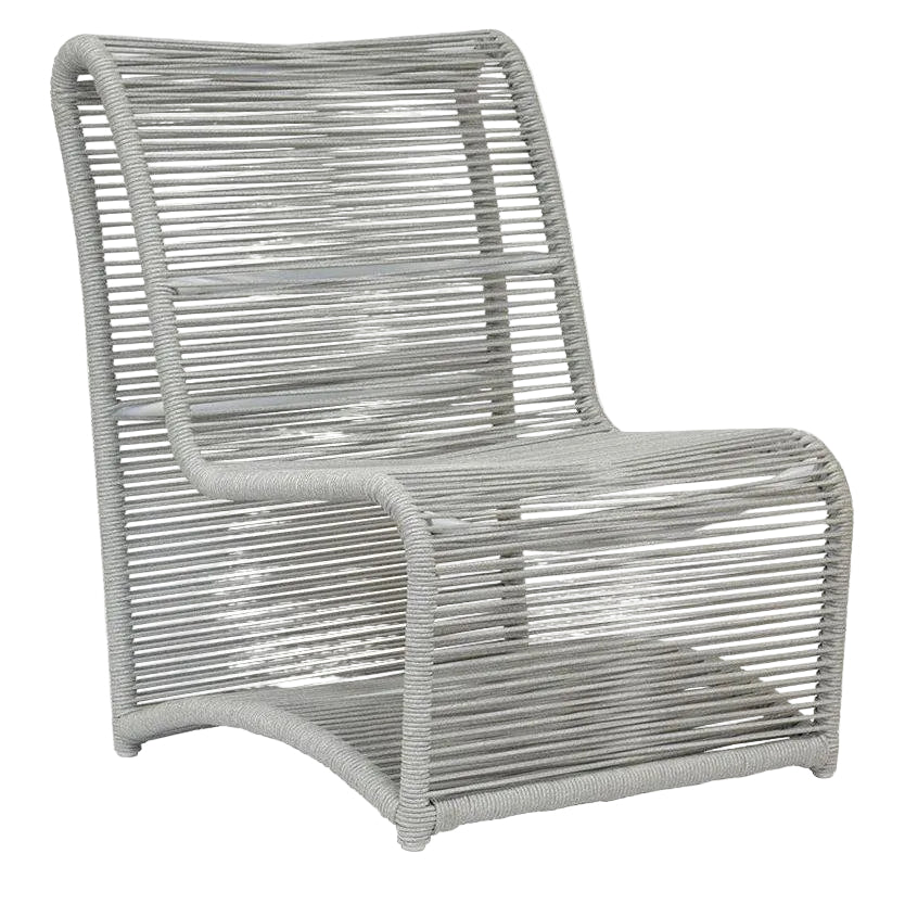 Miami Aluminum Armless Outdoor Club Chair