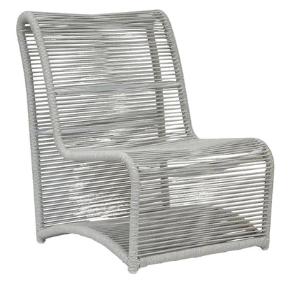 Miami Aluminum Armless Outdoor Club Chair
