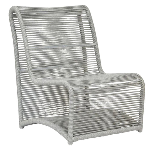 Miami Aluminum Armless Outdoor Club Chair