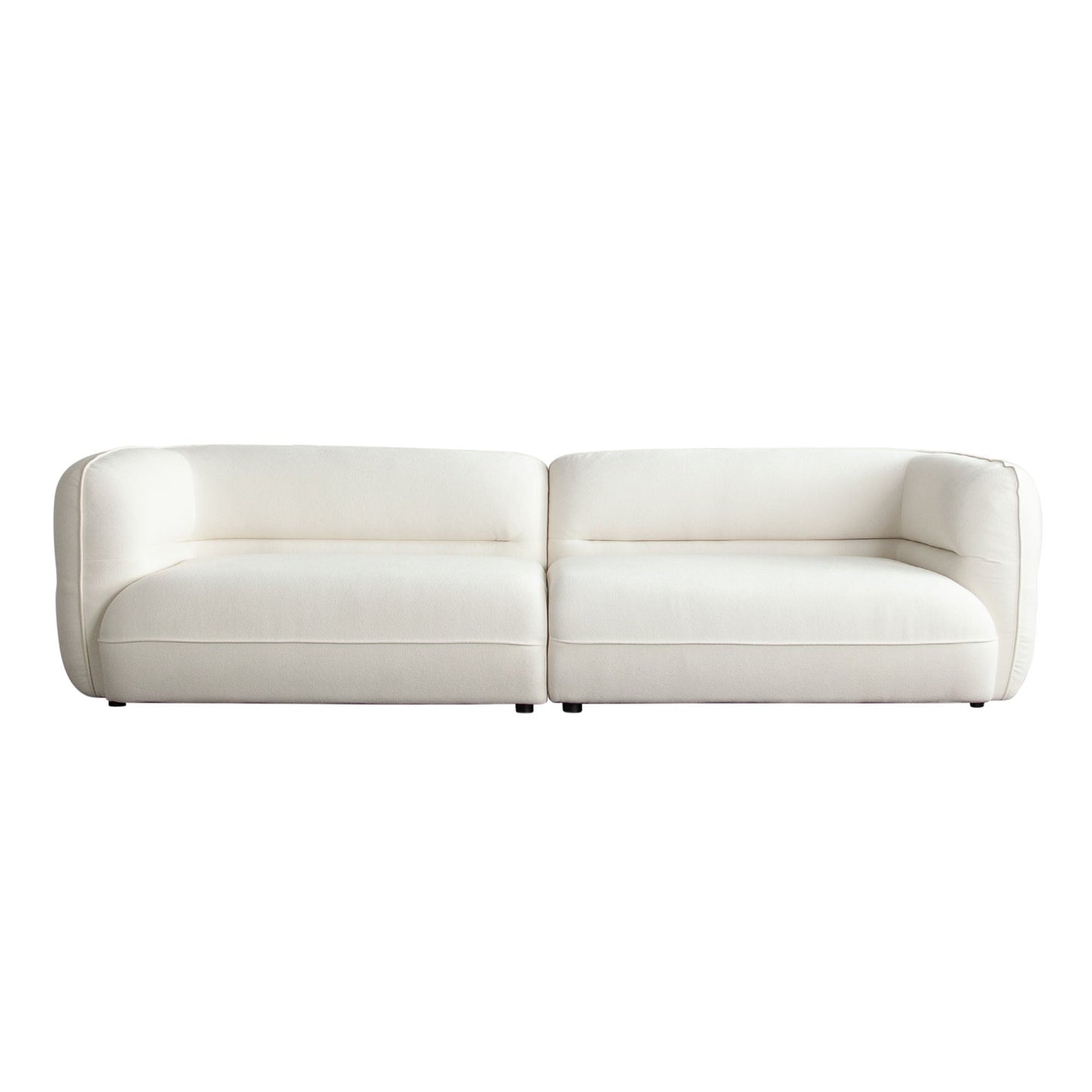 Diamond Sofa Micah Elite Ivory Fabric Sofa