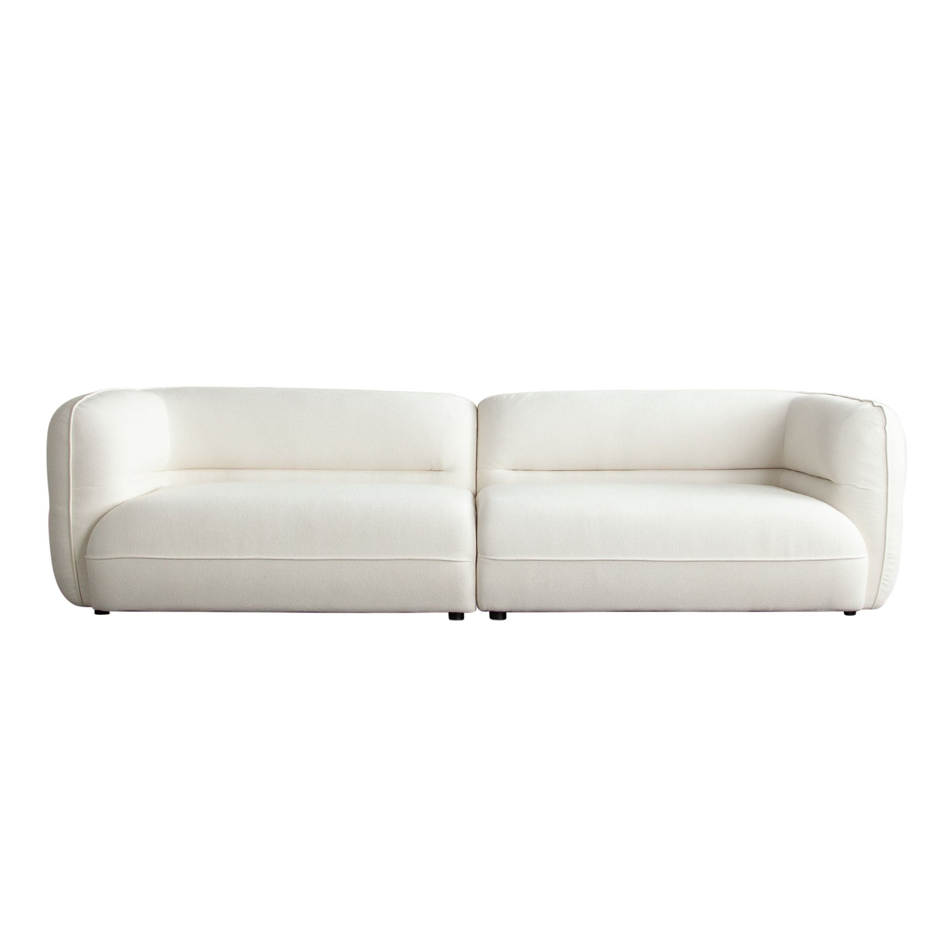 Diamond Sofa Micah Elite Ivory Fabric Sofa