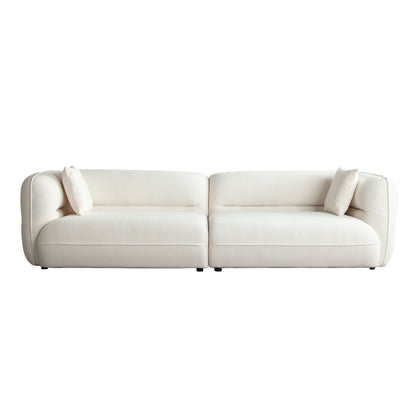 Diamond Sofa Micah Elite Ivory Fabric Sofa