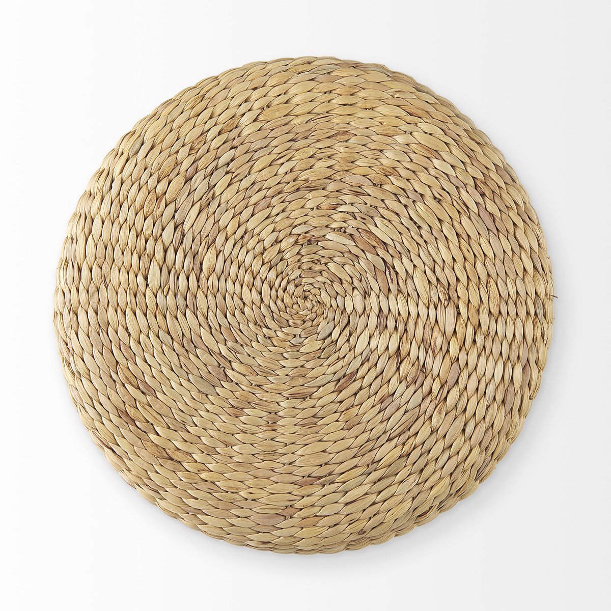 Mercana Michelle Woven Seagrass Round Pouf